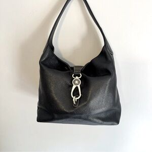 Large Dooney & Bourke pebble leather satchel